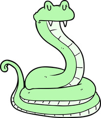 Fototapeta premium cartoon snake