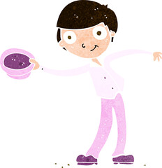 cartoon man tipping hat