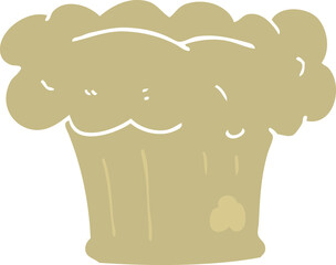 flat color illustration of loaf of bread