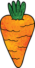 cartoon doodle carrot