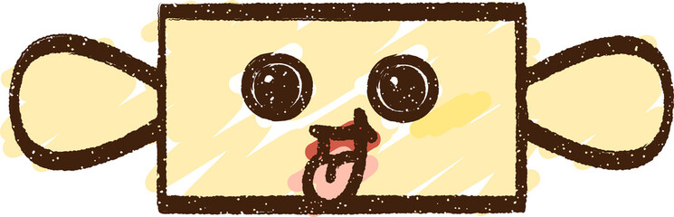 Rolling Pin Chalk Drawing