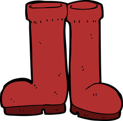 cartoon rubber boots