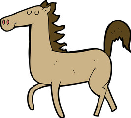 cartoon horse