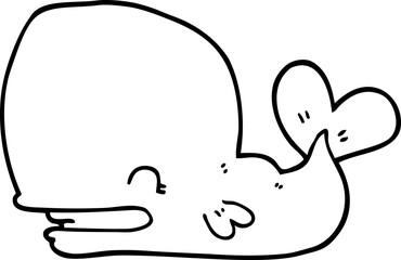 cartoon whale
