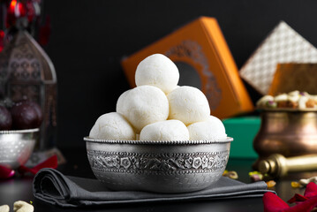 Rasgulla is a milk based sweet made by curdling milk