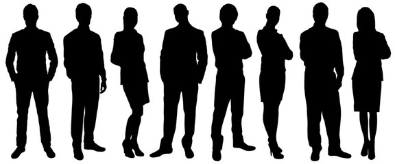 People silhouettes 86