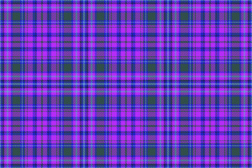 Texture background pattern. Vector textile fabric. Seamless check plaid tartan.