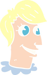 cartoon doodle human head