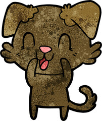 laughing cartoon dog