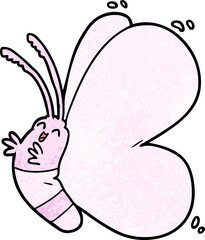 funny cartoon butterfly