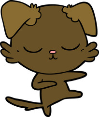 cute cartoon dog