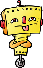 cartoon robot