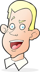 cartoon male face