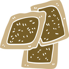 cartoon doodle teabags