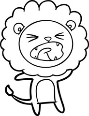 cartoon lion