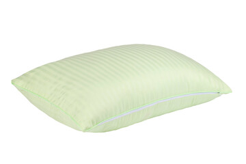 sleep pillows with cotton cover, isolate on a white background