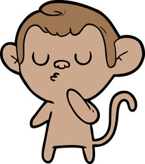 cartoon monkey