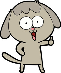 cute cartoon dog