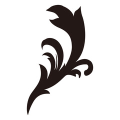 flower or tree silhouette icon.