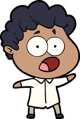 cartoon man gasping in surprise