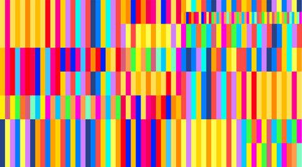 Geometric pattern background, vector abstract contemporary multicolored trendy pattern. Striped line background. Modern op-art