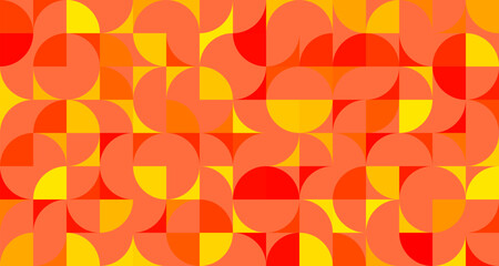 Geometric pattern background, vector abstract contemporary multicolored trendy pattern. Circle background. Modern op-art