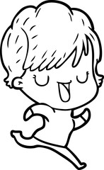 cartoon woman talking