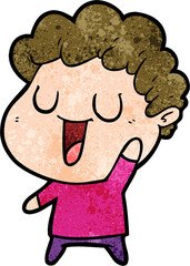 laughing cartoon man
