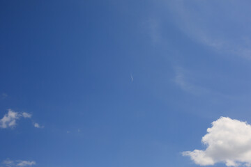 Sky. Clear sky. Blue sky. Sky with clouds. Clear sky. Sunny day