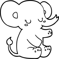cartoon elephant