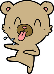 Fototapeta premium bear cartoon chraracter