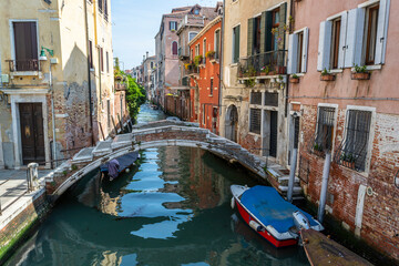 Fototapeta na wymiar Picture of Venice in spring, Italy.