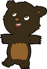 cartoon black bear