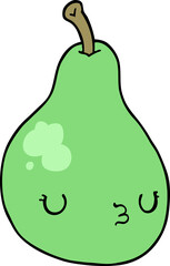 cartoon pear