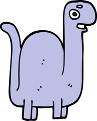 cartoon doodle prehistoric dinosaur