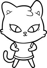 cute cartoon cat
