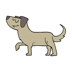freehand drawn cartoon dog