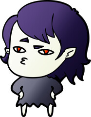 cartoon vampire girl