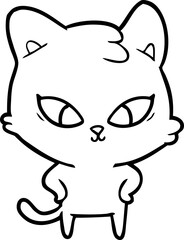 cute cartoon cat