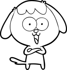 cute cartoon dog