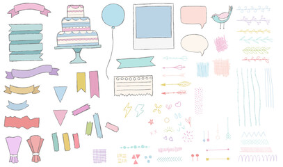 decorative baby child vector dress boy girl party cake animal cute cozy floral mail stamp