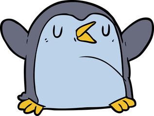 cartoon penguin