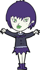 cartoon vampire girl