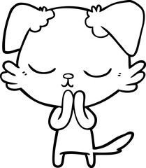cute cartoon dog