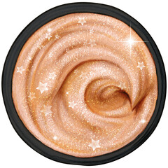 Watercolor face cream top view hand drawn