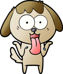 cute cartoon dog