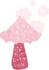 cartoon mushroom