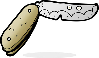 cartoon folding knife