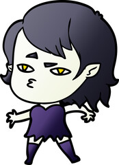 cartoon vampire girl