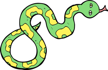 cartoon snake